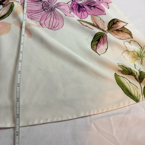 Gabby Skye Floral Fit & Flare Dress Women's Plus 18W Belted - Picture 10 of 11